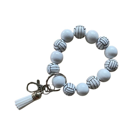 Volleyball Wristlet and Keychain - Picture 1 of 1